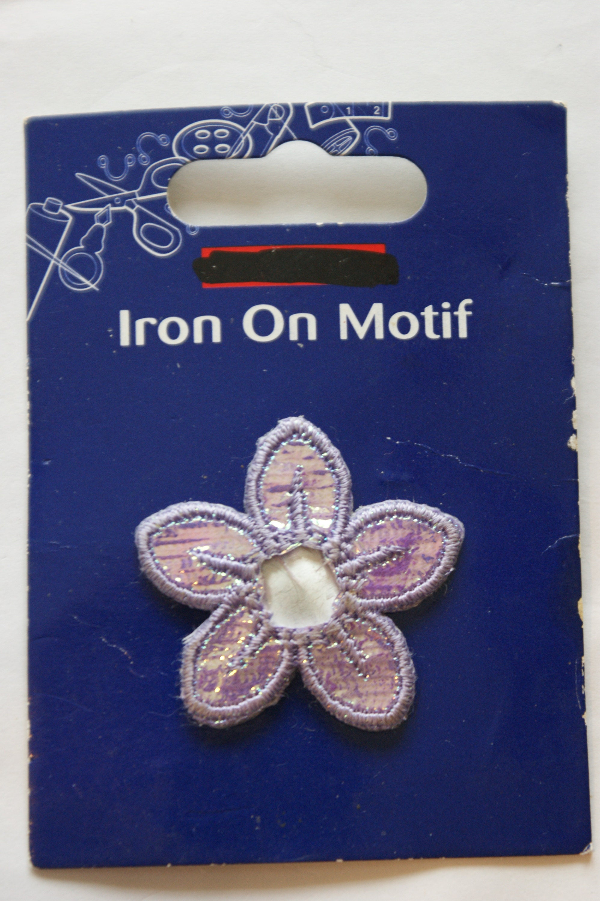Iron on flower motif Etsy
