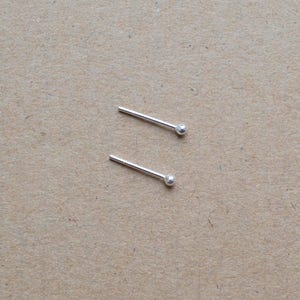 Tiny Dot Studs Single Ball Stud Earring Tiny Ball Studs Tiny Silver Stud Earrings Tiny Gold Studs image 5