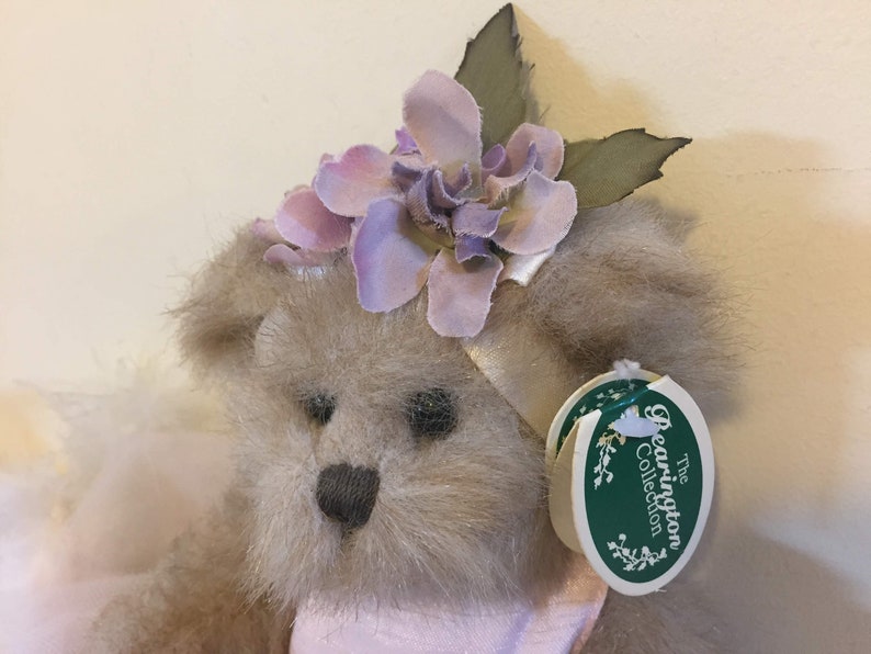 Gorgeous teddy bear Bearington collection teddy bear Girl teddy bear in lilac Tutu dress Ballet girl teddy bear /'Giselle/' gift for girls