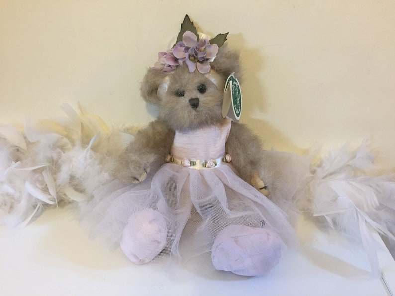 Gorgeous teddy bear Bearington collection teddy bear Girl teddy bear in lilac Tutu dress Ballet girl teddy bear /'Giselle/' gift for girls