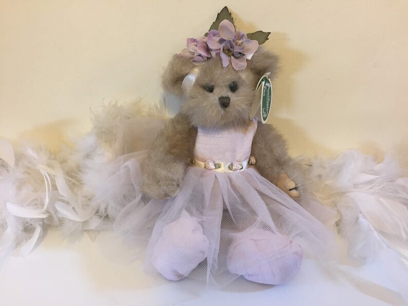 Gorgeous teddy bear Bearington collection teddy bear Girl teddy bear in lilac Tutu dress Ballet girl teddy bear /'Giselle/' gift for girls