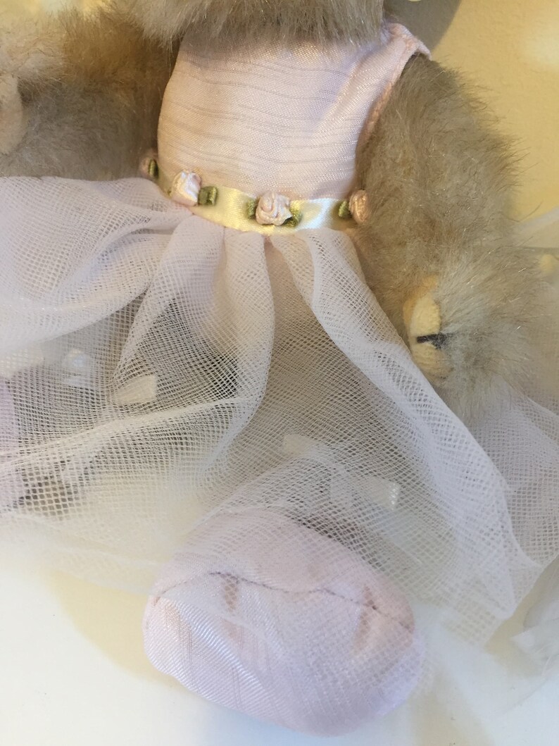 Gorgeous teddy bear Bearington collection teddy bear Girl teddy bear in lilac Tutu dress Ballet girl teddy bear /'Giselle/' gift for girls