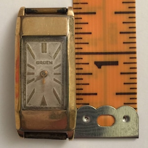 Vintage Gruen Watch Yellow Gold 17 jewels