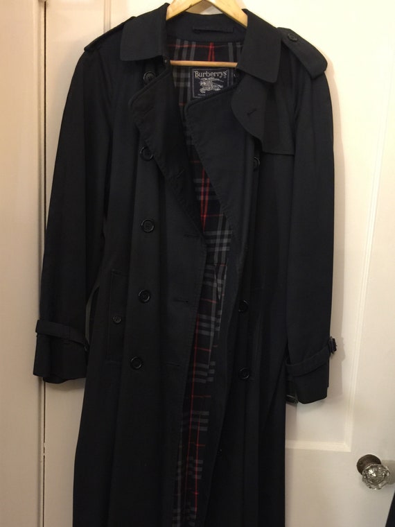 Vintage Burberry Trench Coat Vintage London Men's… - image 8