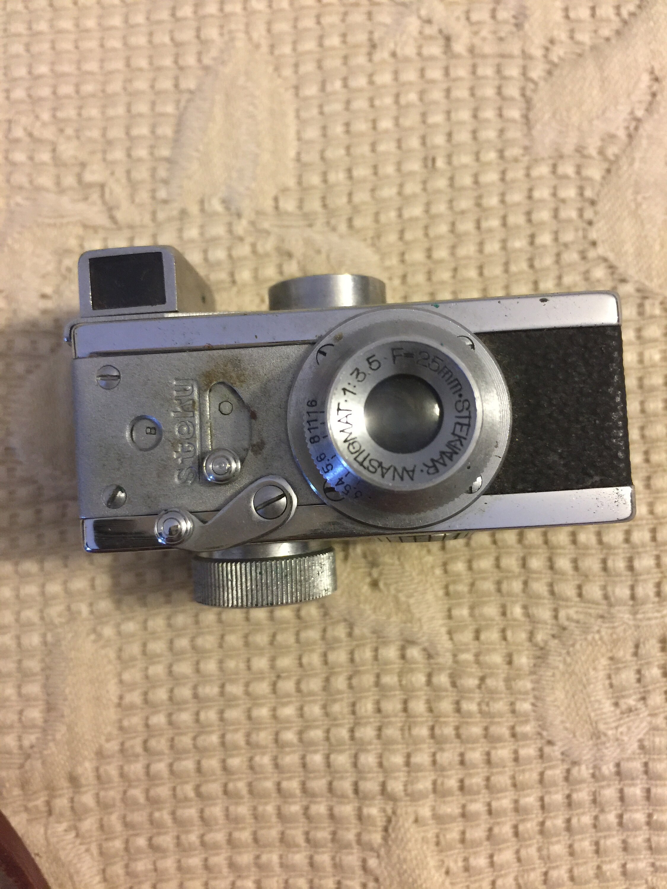 Steky Spy Camera Model 111 Subminiature Camera Vintage Etsy