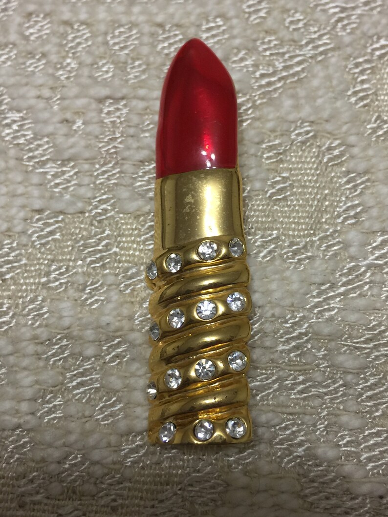 Silver Bells Brooch Lipstick & Chrome