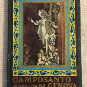 Camposanto Genova Italiaanse postkaarten voor verzamelaars 48 Vedute Di Genova Mint