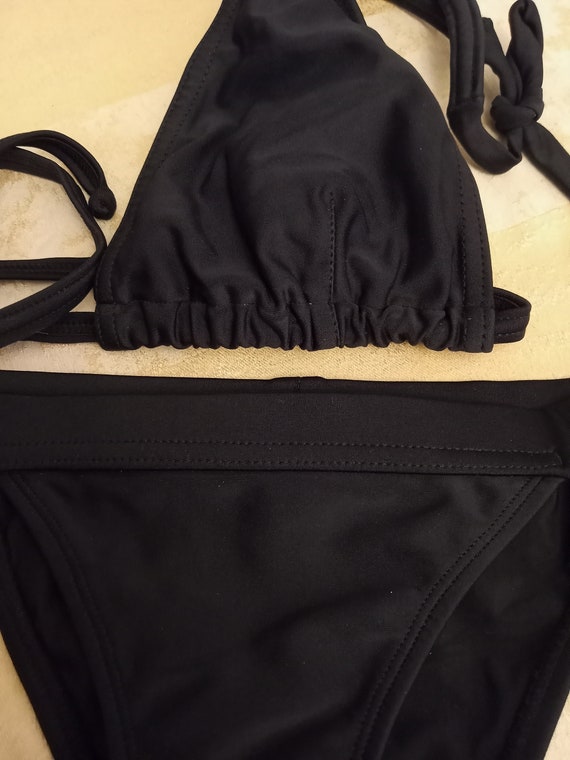 Rare Sexy Vix Bikini Vintage Black Designer Swimsuit … - Gem