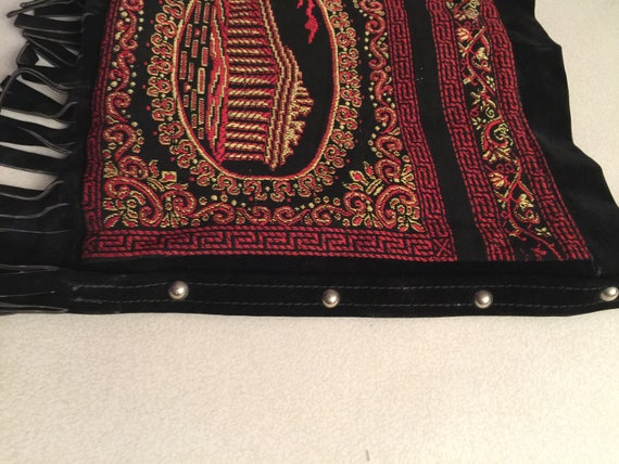 Two Greek Handbags made in Greece studded mint co… - image 5