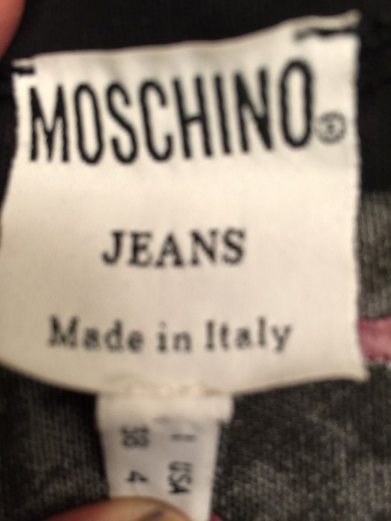 Vintage Moschino Top Italia Italy One Love One Li… - image 6