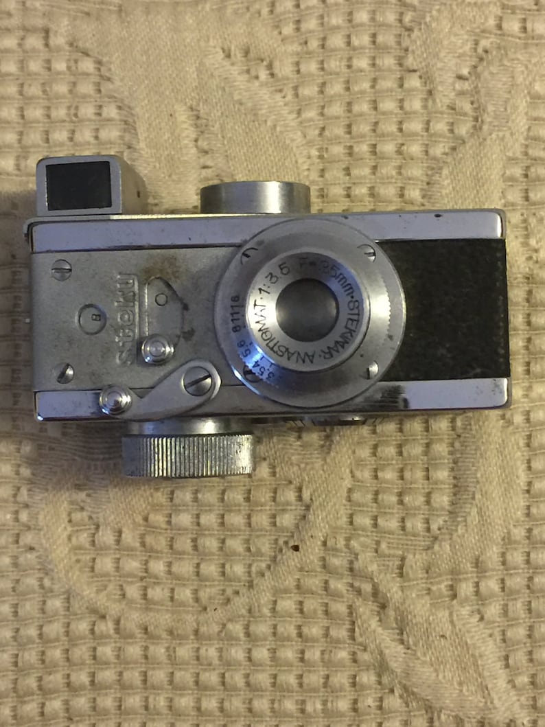 Steky Spy Camera Model 111 Subminiature Camera Vintage Collectible 1950