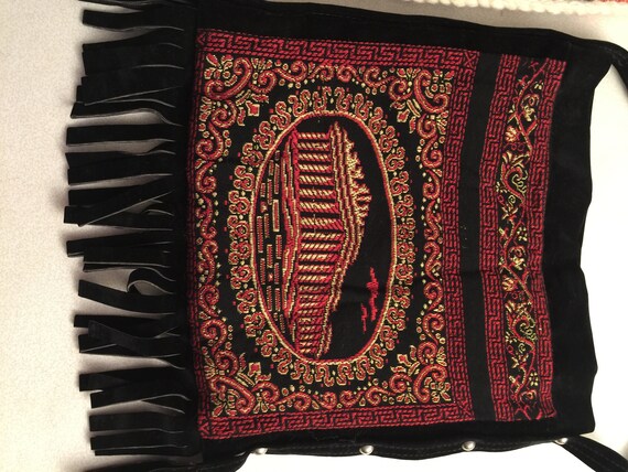 Two Greek Handbags made in Greece studded mint co… - image 6