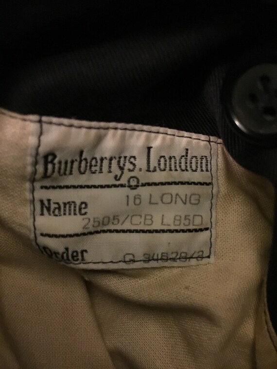 Vintage Burberry Trench Coat Vintage London Men's… - image 4