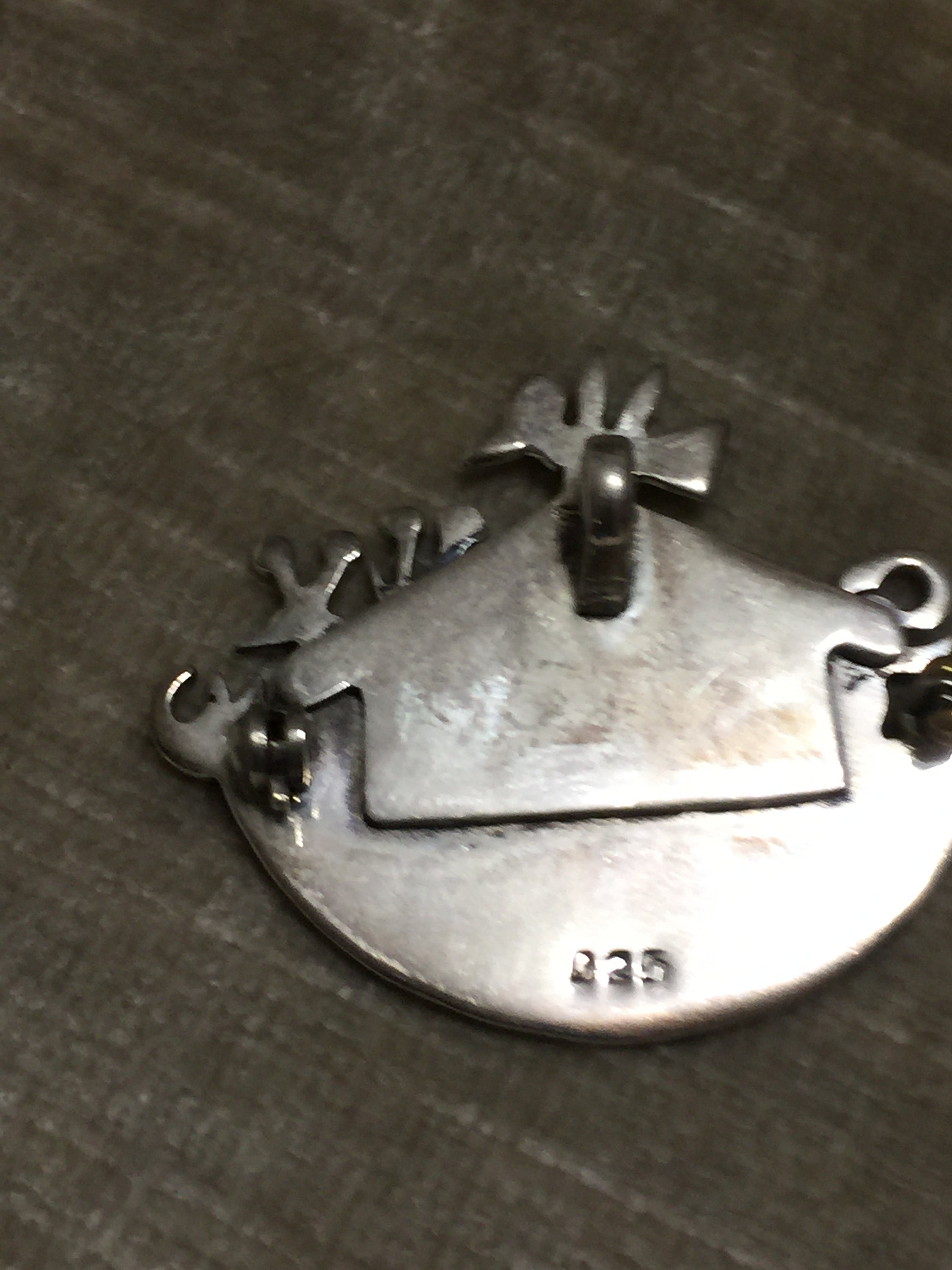 Vintage Sterling Silver Brooch Pin Noah's Ark Animal Mexico