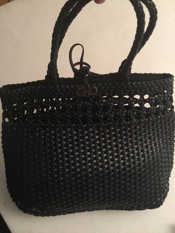 Ferragamo woven bag Clearance
