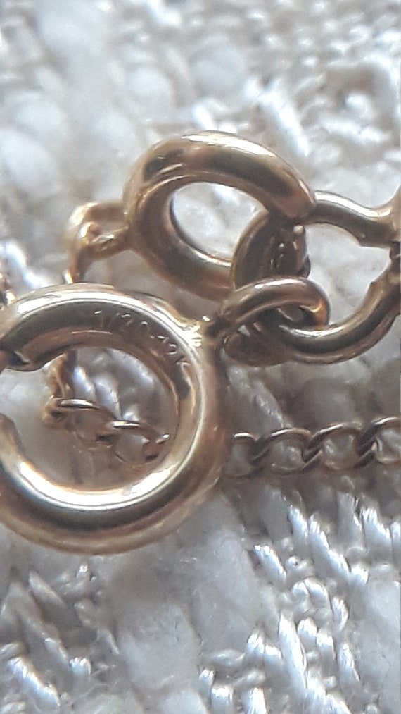 Vintage Van Dell Gold Scarab Bracelet 7" Inches M… - image 9