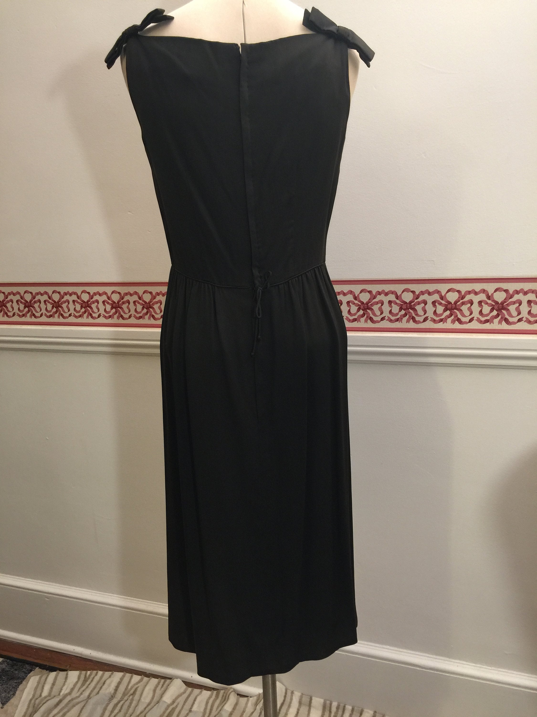 Stunning Vintage Lord & Taylor Molli Parnis NY Black Dress - Etsy UK