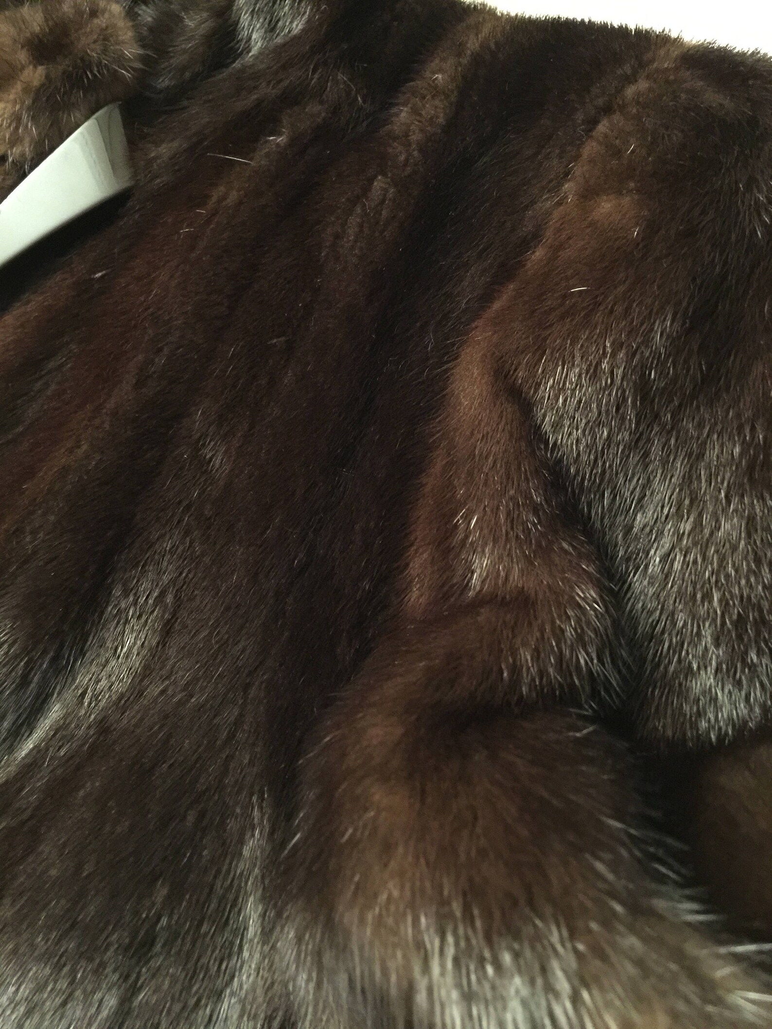 Vintage Brown Mink Fur Coat M L Repurpose Luxury Pillow or Etsy
