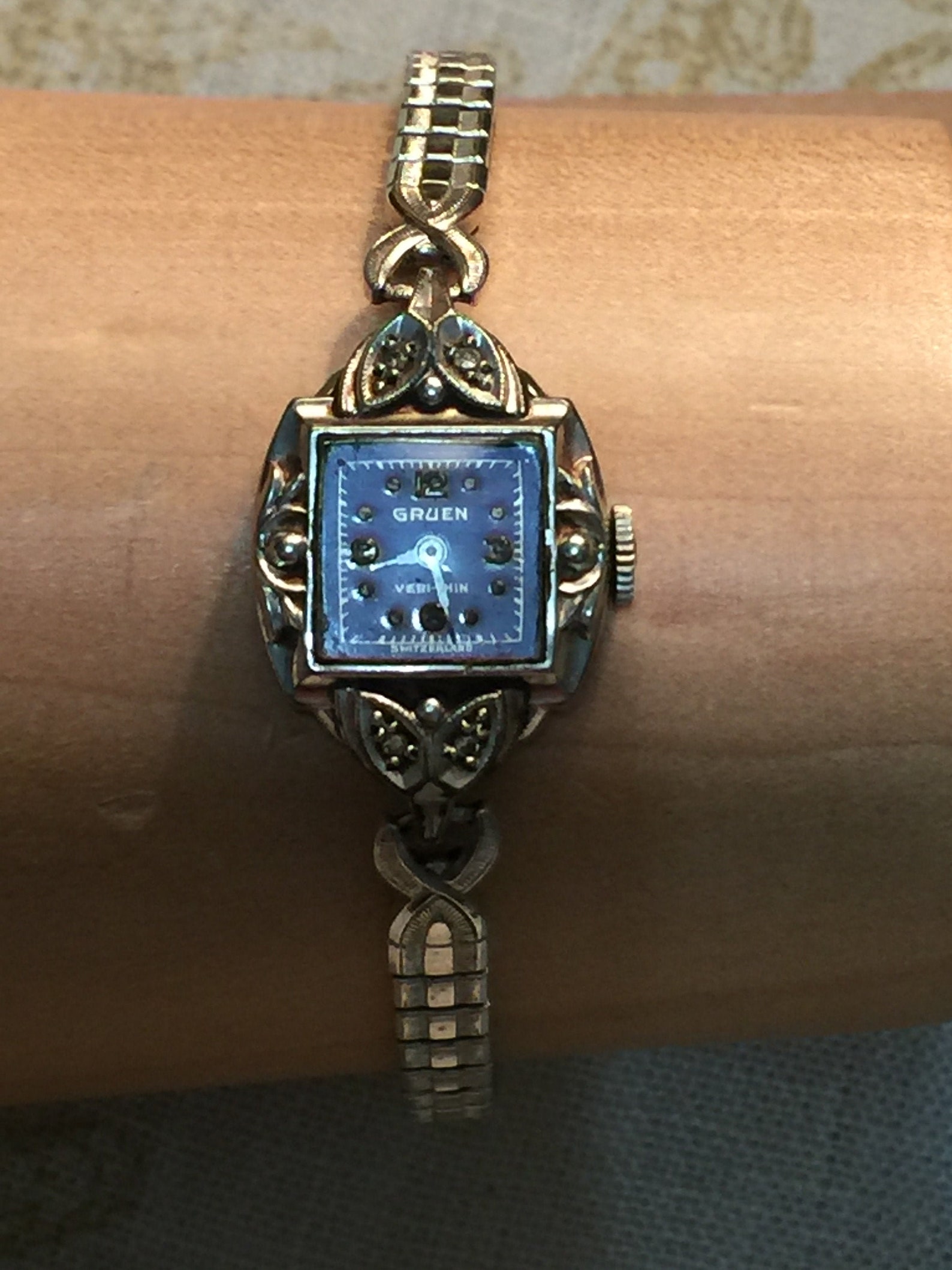 gruen ladies watches with diamonds