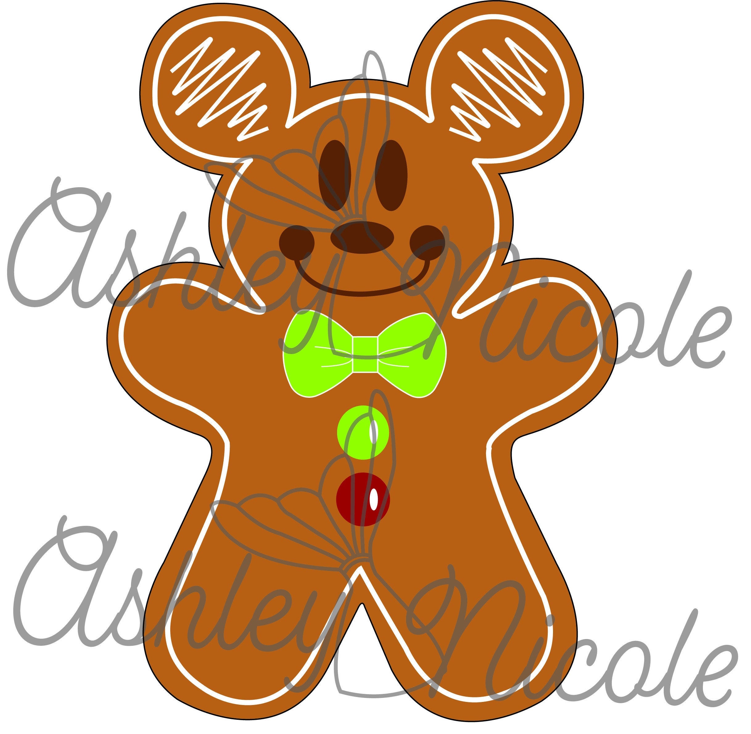 disney mickey gingerbread plush