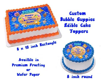 Bubble Guppies Edible Images Cake topper