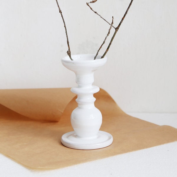 Classic vase candle holder wedding venue white ceramic candle holder wedding decoration wedding vases rustic wedding