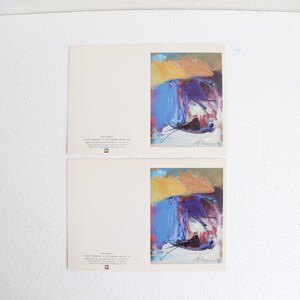 Vintage olieverfschilderij foto ansichtkaart nieuwe ongebruikte feestelijke ansichtkaart NOS ansichtkaarten ansichtkaart abstracte kunst ansichtkaart feestelijke kleine ansichtkaart afdrukken