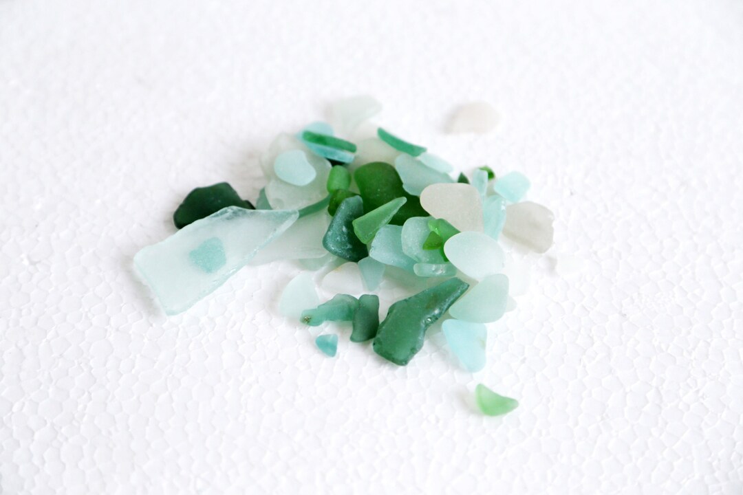 Ostsee Glas-Anhänger: Grünes & blaues Ostsee-Glas für DIY-Projekte ...