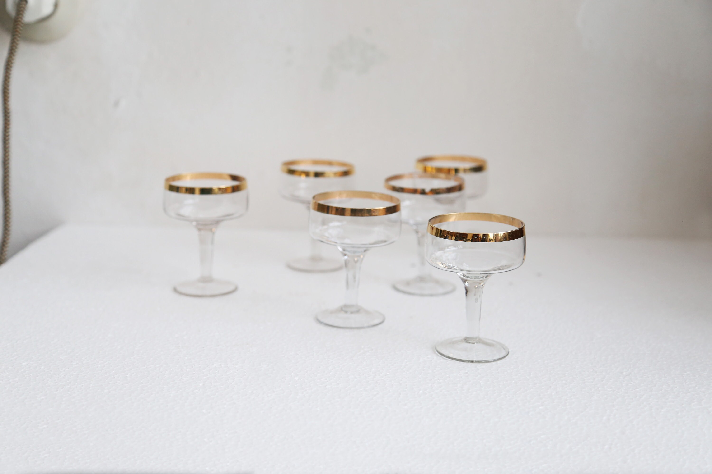 vintage liquor glass