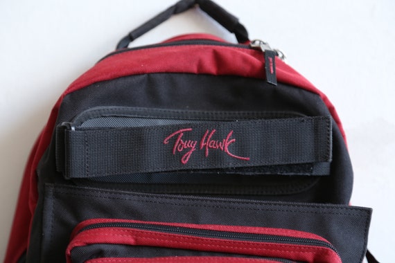 hawk bag black red