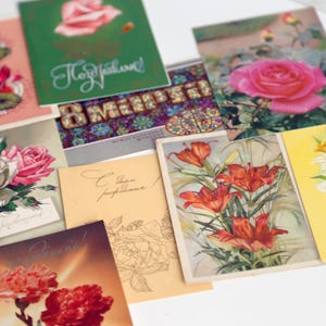 Ensemble de 9 cartes postales soviétiques inutilisées, thèmes variés, écrits en russe