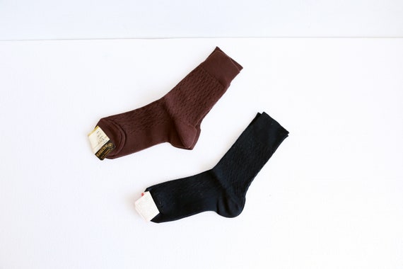 Vintage set of two kids socks Soviet era children… - image 1