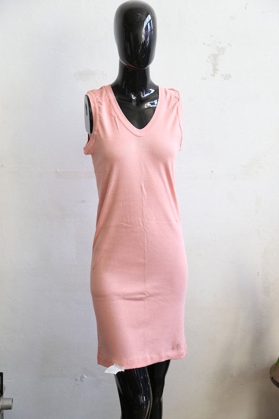 Vintage soviet underwear petticoat - salmon pink c