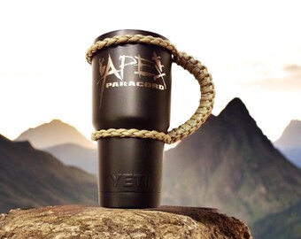 Handmade Paracord Jug Handle: Heavy Duty 64oz, Fits Yeti, RTIC