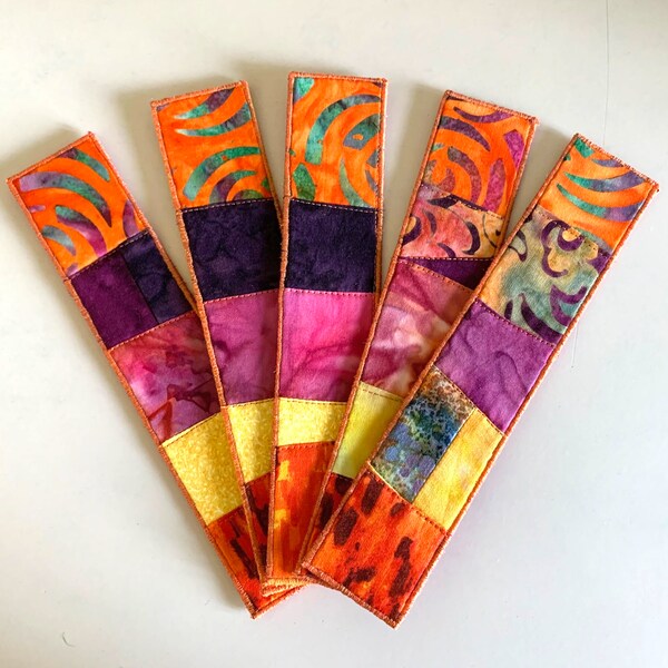 Fabric Bookmark Etsy
