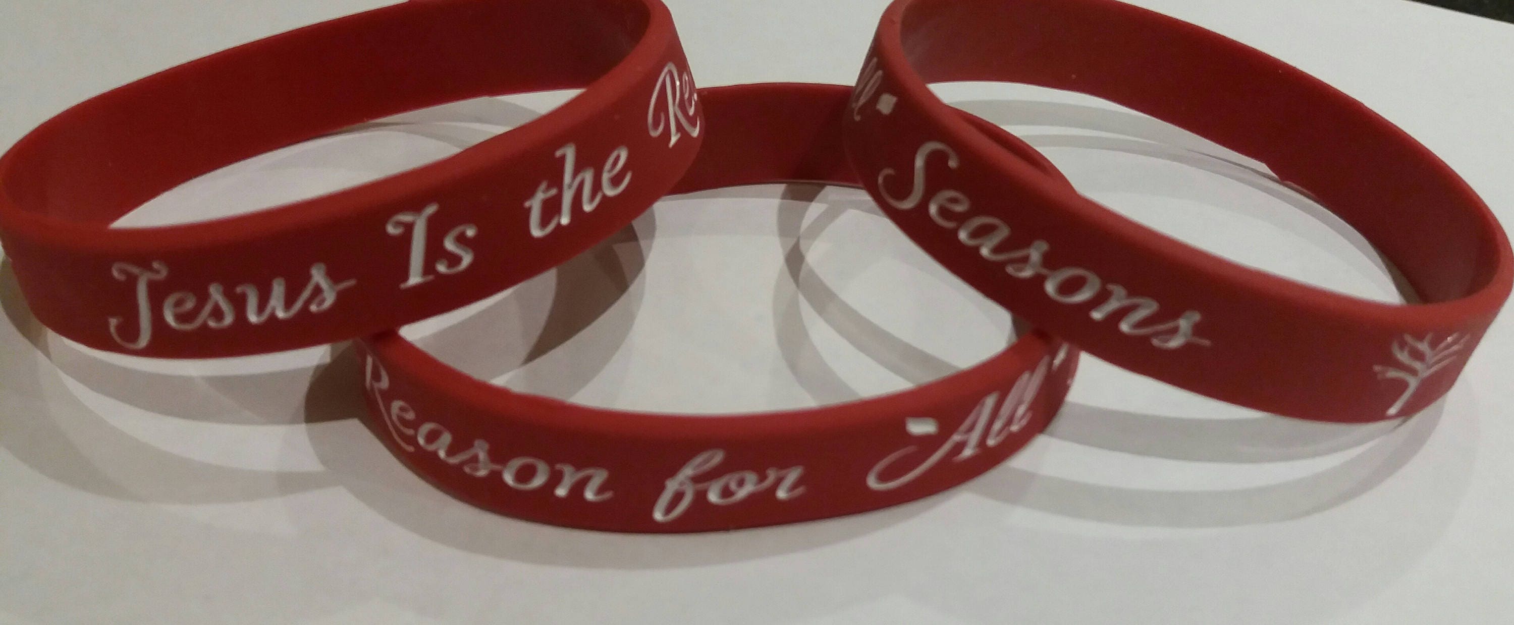 Silicone Wristband Jesus is the Reason for All Seasons / Christian