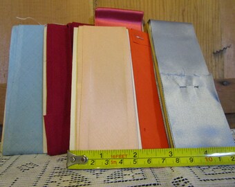 23 COLOURS 5 METRES 14MM RAYON VINTAGE RIBBON Like Seam Binding