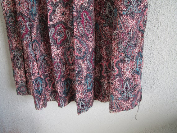 Boho flared skirt with paisly design. Unfinished;… - image 5