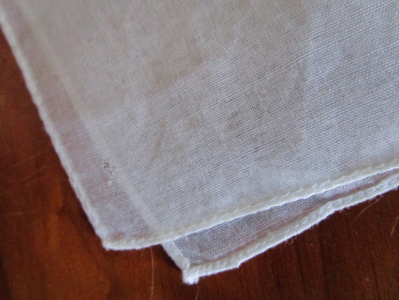 Pair of "J" monogram handkerchiefs, vintage mid-c… - image 8