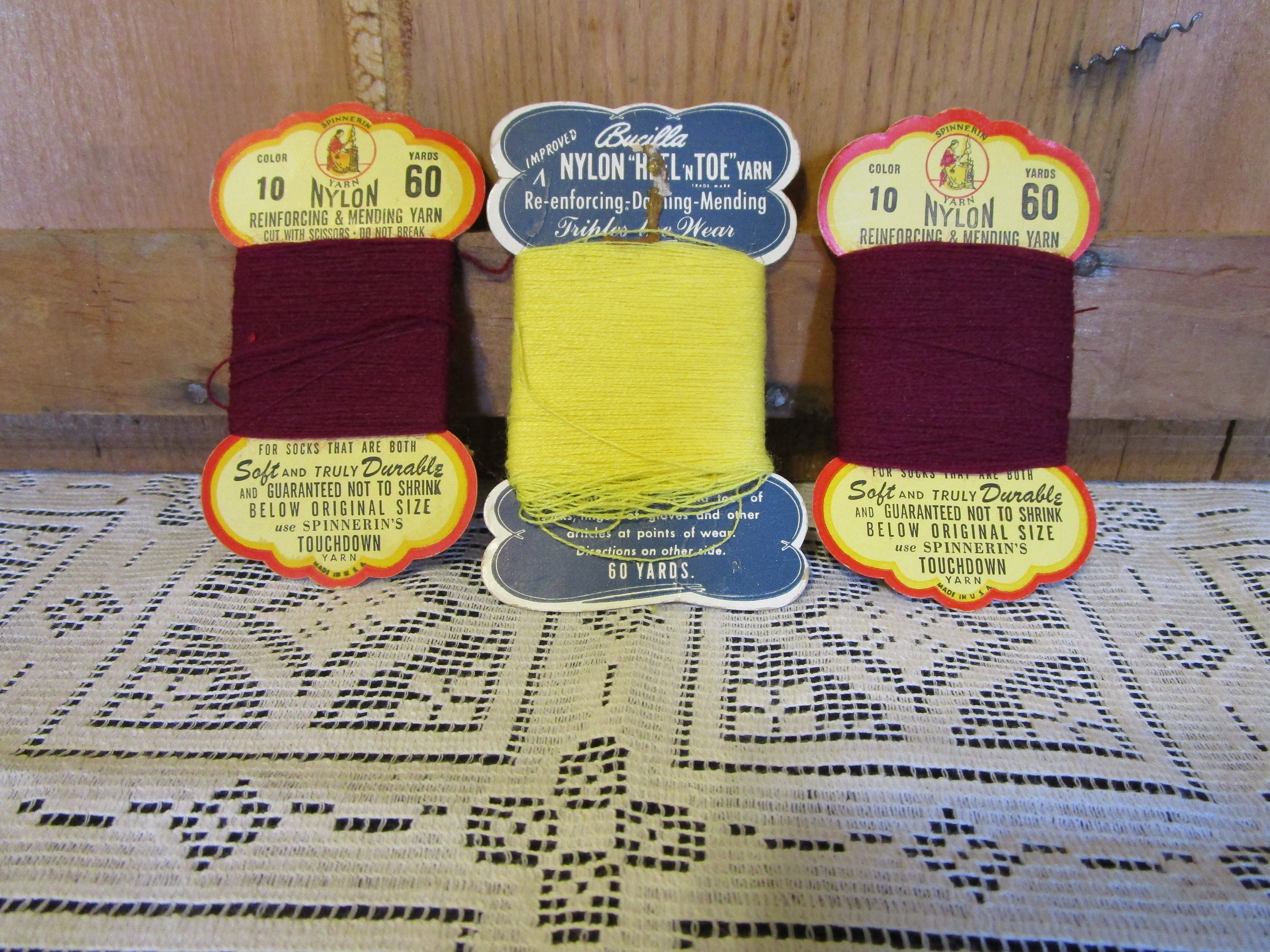 Vintage Darning Embroidery Thread spools – Classic Tin Toy Co.