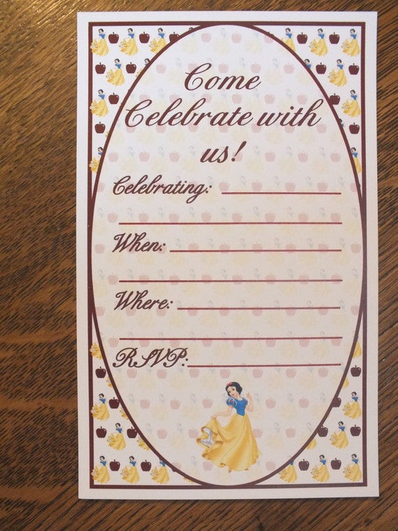 This is a graphic of Snow White Invitations Printable for 21st birthday It's just a picture of Snow White Invitations Printable for 21st birthday