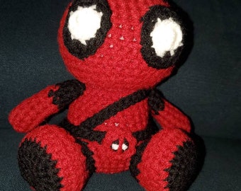 crochet deadpool doll