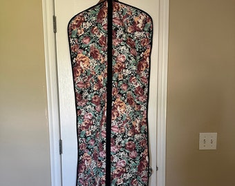 Vintage Avon Floral Garment Bag