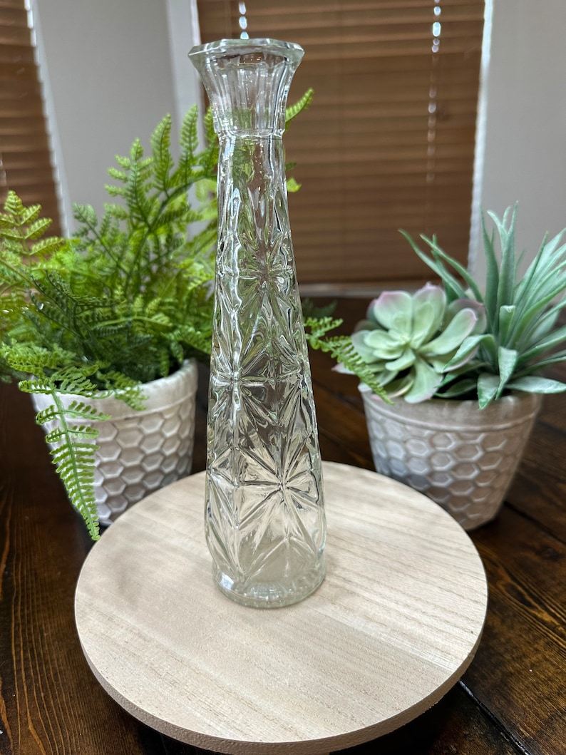 Vintage Glass Bud Vases Etsy
