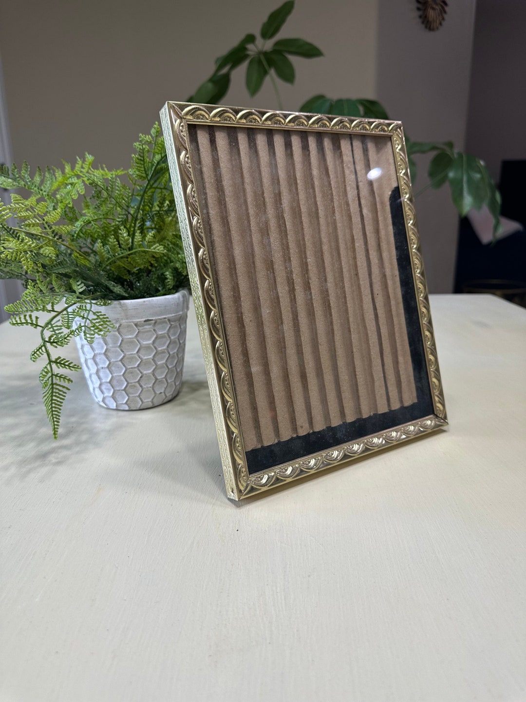 Vintage Brass / Gold Filigree Photo Frame 8 X 10 - Etsy