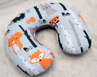 Neck squirrel travel pillow neck roll neck pillow pillow road trip waffle pique with names forest animals