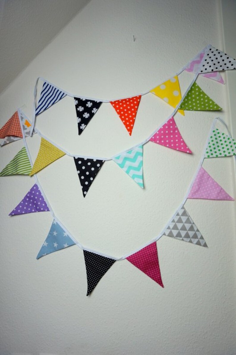 Pennant Necklace Garland Birthday Celebration image 2