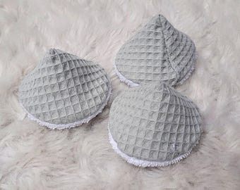 Wickelhütchen Pinkelschutz Pinkel-Tipi 3-er Set Waffelpiqué in vintage grün