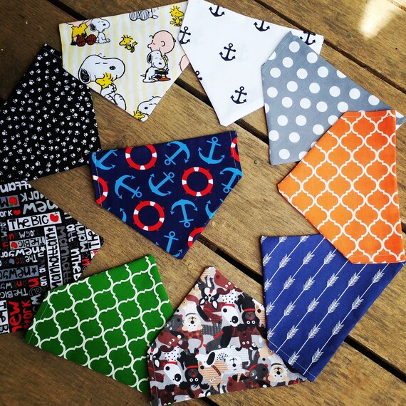 Wholesale Lot Dog Bandanas Set of 10 dog groomer dog Etsy