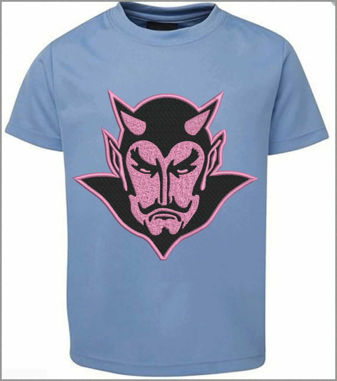 Devil Embroidery Design Etsy